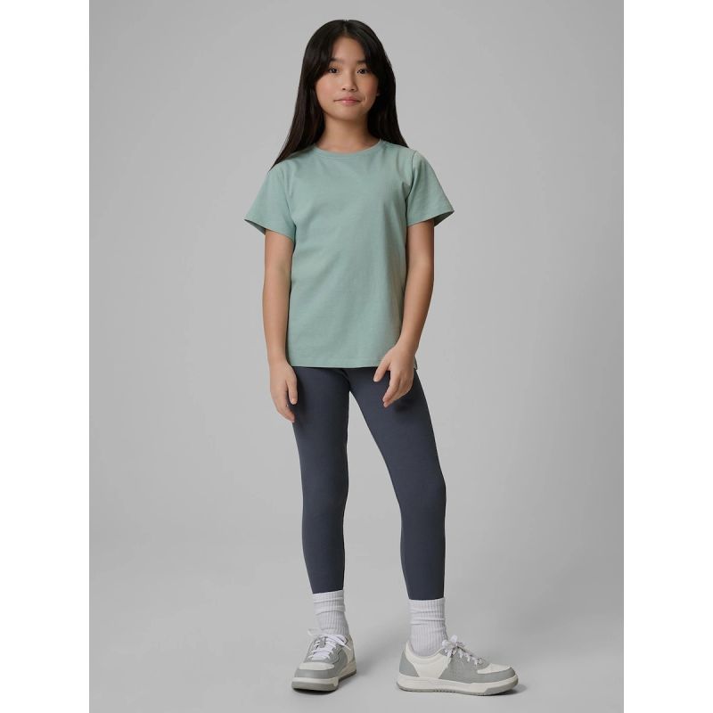 Regular plain girls' T-shirt 4F 4FJRSS26TTSHF3554-12S 4f