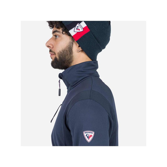 Rossignol Diretta Fleece Fz Navy Blue Sweatshirt Rossignol