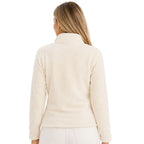 Women’s Fleece Jacket Geographical Norway TICARINA OFF WHITE DB LADY 0124 (WZ8084F/GN-OFF WHITE)