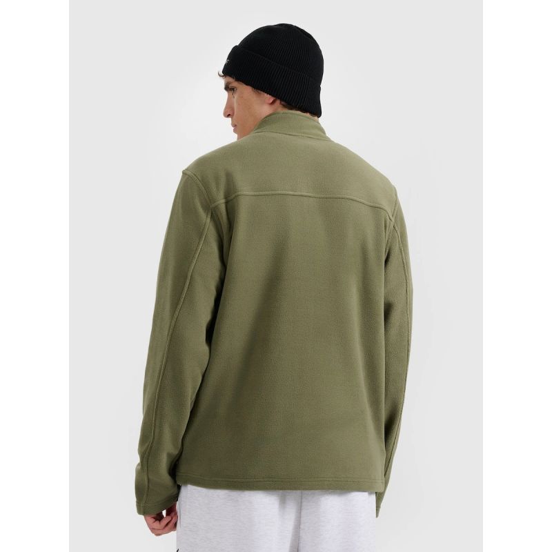Men’s Regular-Fit Fleece Pullover with Stand-Up Collar 4F 4FRMM00TFLEM435-43S