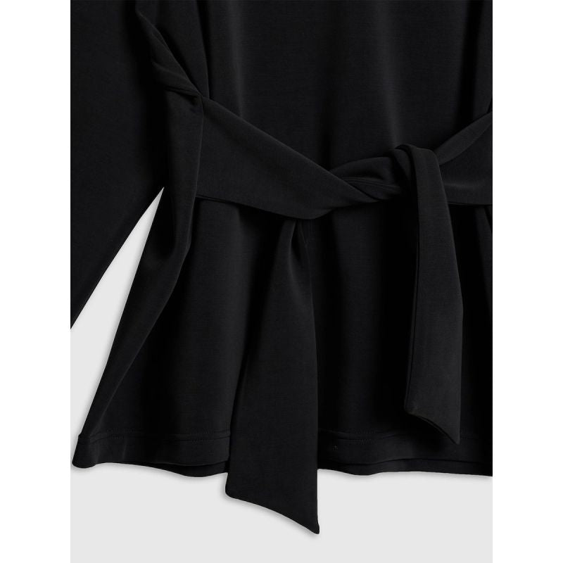 Women's regular sweatshirt with ties and modal 4F 4FRSS26TSWSF2784-20S