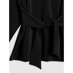 Women's regular sweatshirt with ties and modal 4F 4FRSS26TSWSF2784-20S