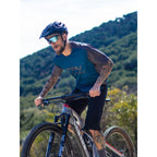 NORTHWAVE Edge Jersey Short Sleeve Cycling Jersey - Blue/Black