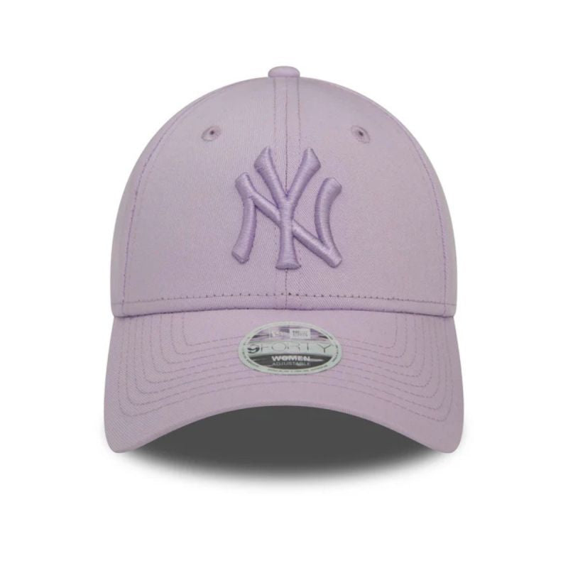 New Era 9FORTY NY New York Yankees Women's League Essential Lilac Women's Baseball Cap - 60424627 Odzież/Czapki/Czapki z daszkiem Your Sports Performance