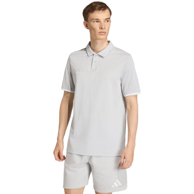 Men's adidas Entrada 26 Polo T-shirt gray JZ6662 adidas
