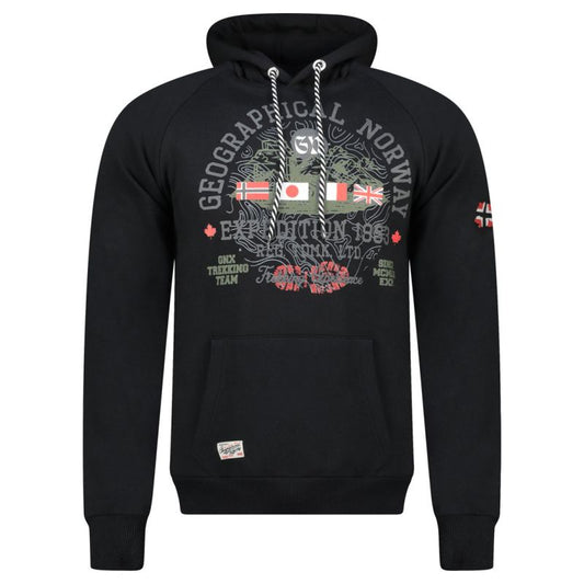 Geographical Norway Gexpe DB 100 M sweatshirt WZ3003H/GN-Black Clothing/Outdoor/Geographical Norway Your Sports Performance