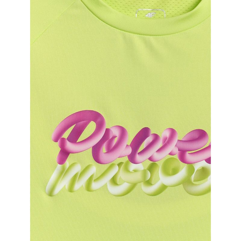 Girls' quick-drying sports T-shirt 4F 4FJRSS26TFTSF2386-45S 4f