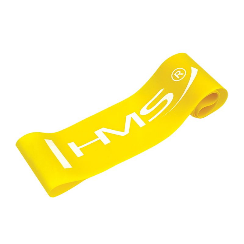 Exercise rubber HMS GU04 YELLOW 0.4 x 50 x 500 MM 17-33-010