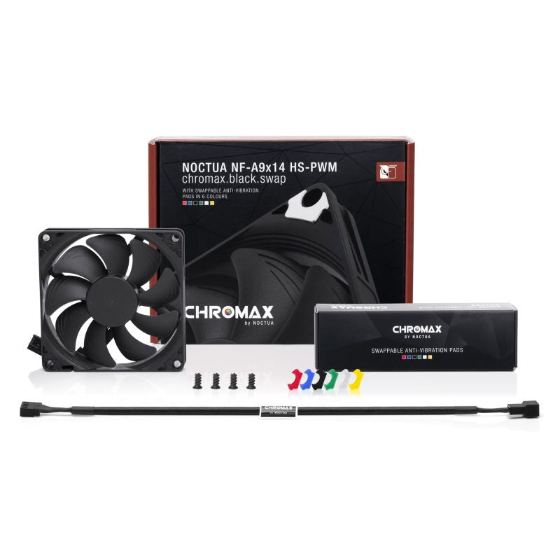 NOCTUA 92mm 300-2200 RPM Low Profile CHROMAX fan Chłodzenie/Chłodzenie - wentylatory Your Sports Performance