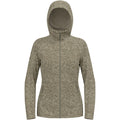 Women's ODLO TENCIA Mid Layer Hoody Full Zip, Beige