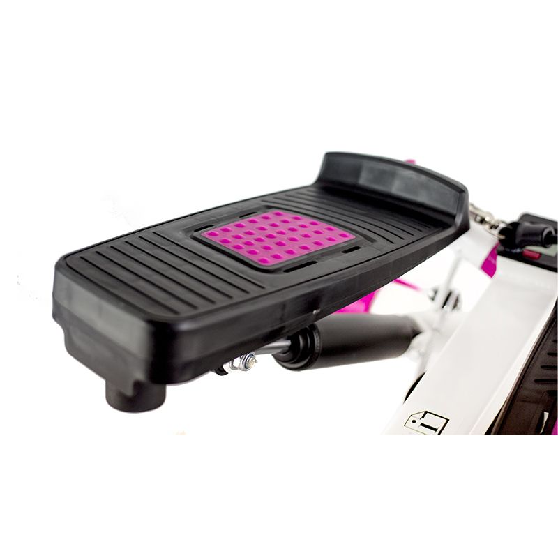 Stepper with movable arms and HMS S3085 links pink-white