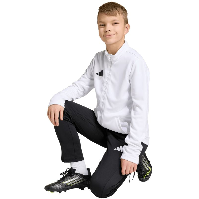 adidas Entrada 26 Track kids' sweatshirt white JZ6605