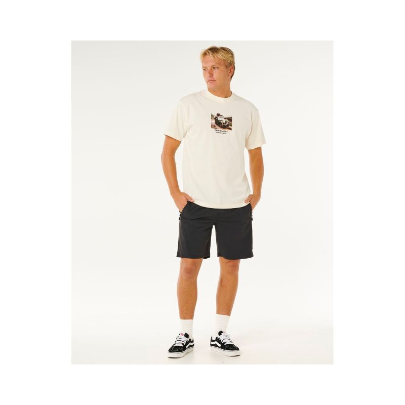 Men's RIP CURL Search Rig Tee White