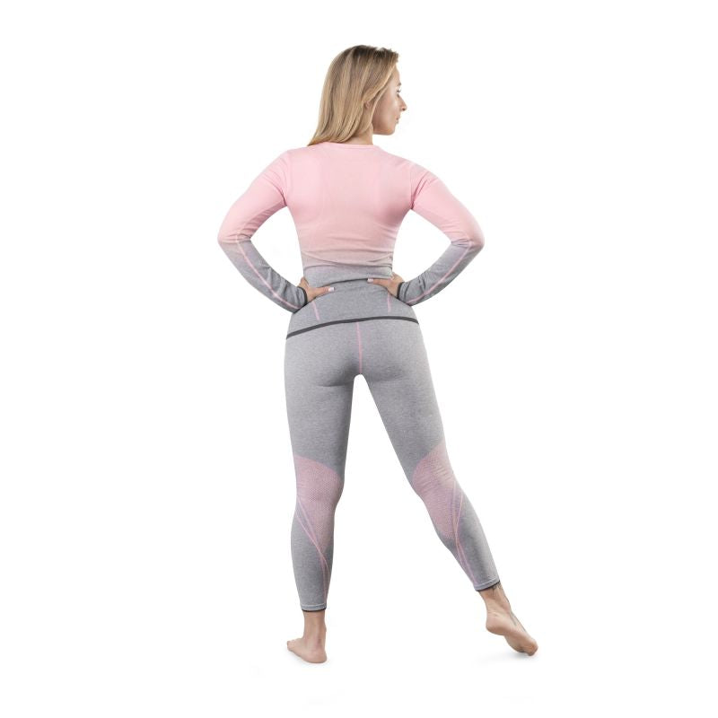 Thermoactive underwear Spokey Flora Set Lady Termo SM VT W 6114300000 gray and pink Clothing/Outdoor/Alpinus Your Sports Performance