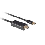 LANBERG CABLE USB-C(M)->HDMI(M) 3M 4K 60HZ BLACK CA-CMHD-10CU-0030-BK Kable i adaptery/Kable USB Your Sports Performance