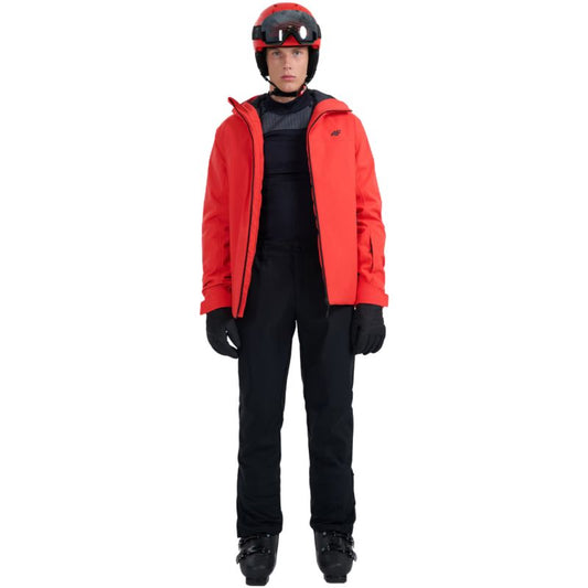 Men's ski jacket 4F M0787 red 4FWAW25TTJAM0787 62S In preparation Your Sports Performance