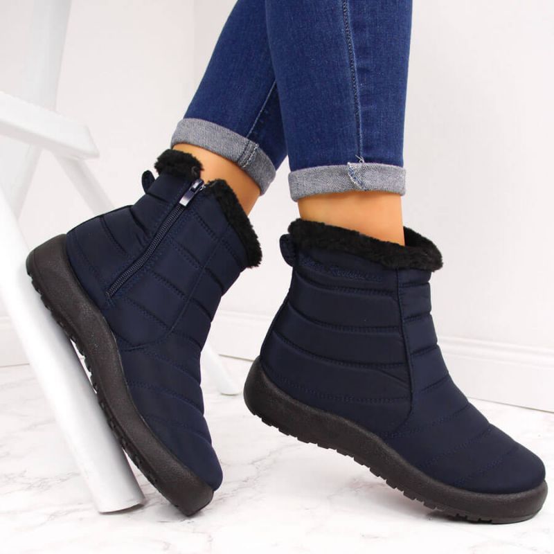 Waterproof snow boots with zipper NEWS W EVE181B navy blue Footwear/Outdoor/News Your Sports Performance