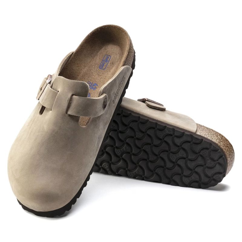 Birkenstock Women's BOSTON BS 1019484 TABACCO BROWN Clogs (Narrow Width)