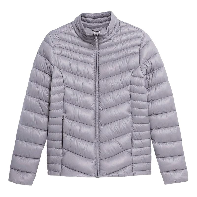 Jacket 4F W H4Z21-KUDP002 Gray Clothing/Outdoor 4F
