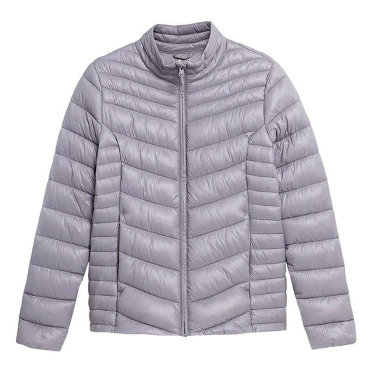 Jacket 4F W H4Z21-KUDP002 Gray Clothing/Outdoor 4F