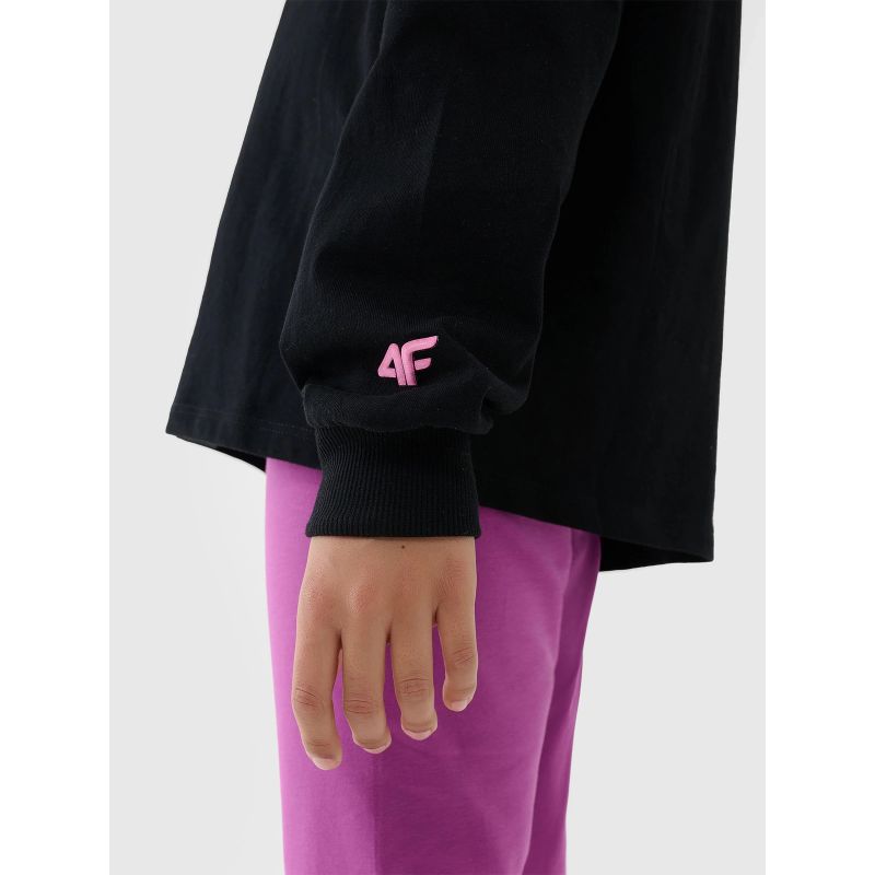 Longsleeve oversize smooth girls 4F 4FJWSS25TLONF377-20S *Kategoria tymczasowa Your Sports Performance
