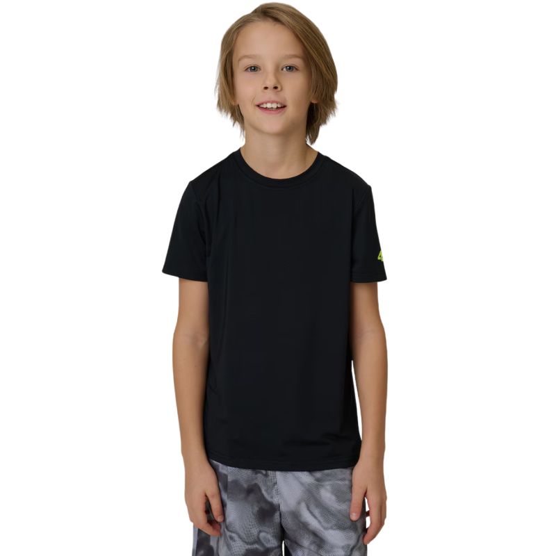 Boy's T-shirt 4F FNK M1966 deep black 4FJWSS26TFTSM1966 20S
