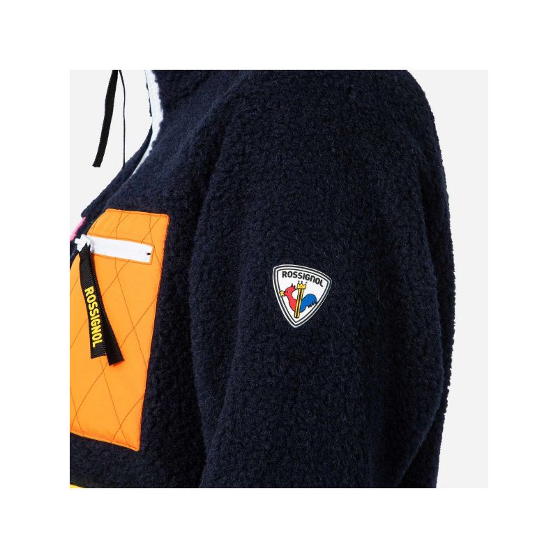 Rossignol W On Air Fleece Jkt Blue Sweatshirt Rossignol