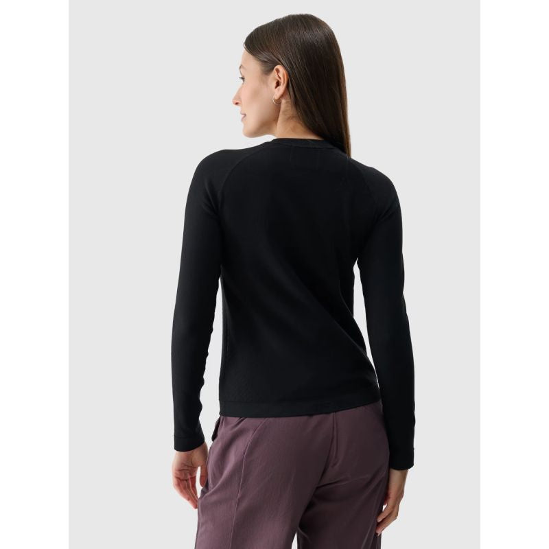 Smooth seamless women's longsleeve 4F 4FRSS24TLONF399-20S *Kategoria tymczasowa Your Sports Performance