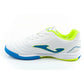 Joma Toledo JR 2602 indoor football shoes for kids, white