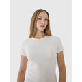 Women's slim ribbed t-shirt 4F 4FWSS25TTSHF1968-11S *Kategoria tymczasowa Your Sports Performance