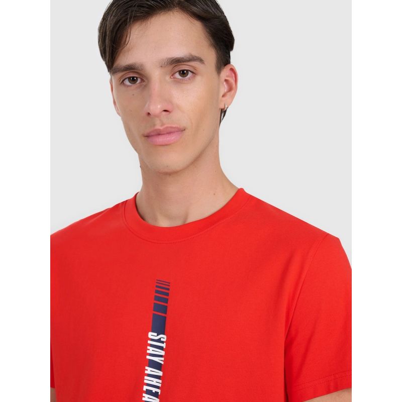 Men's regular printed T-shirt 4F 4FRAW25TTSHM3225-62S *Kategoria tymczasowa Your Sports Performance