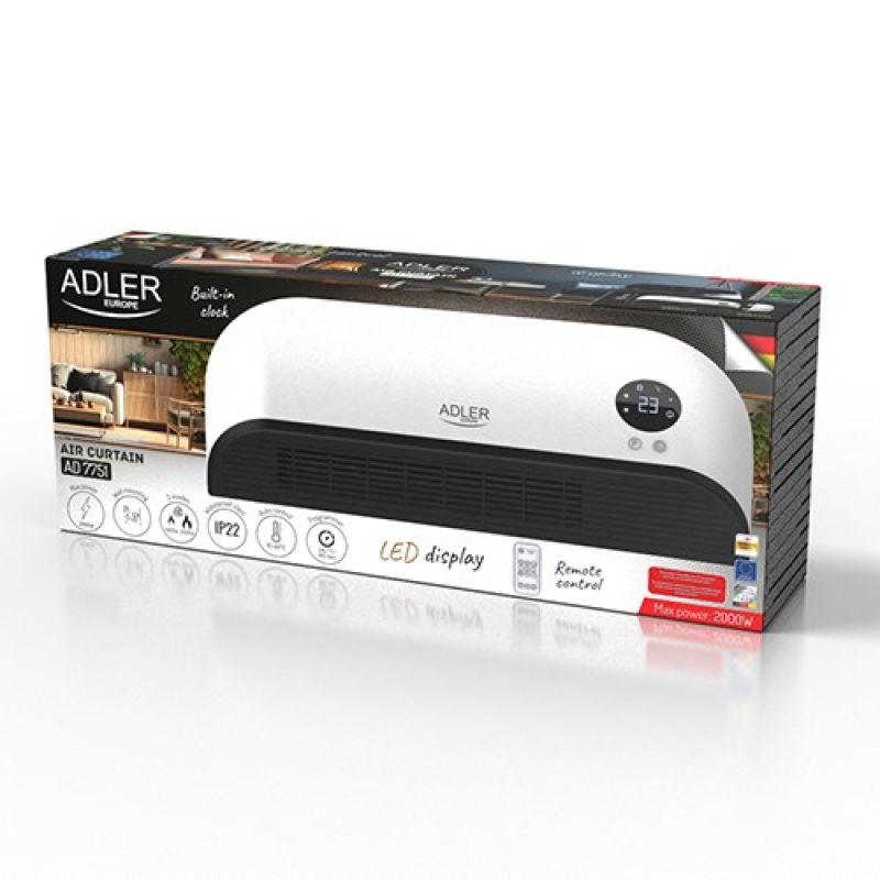 ADLER AD 7751 air curtain AGD - Produkty/Termowentylatory Your Sports Performance