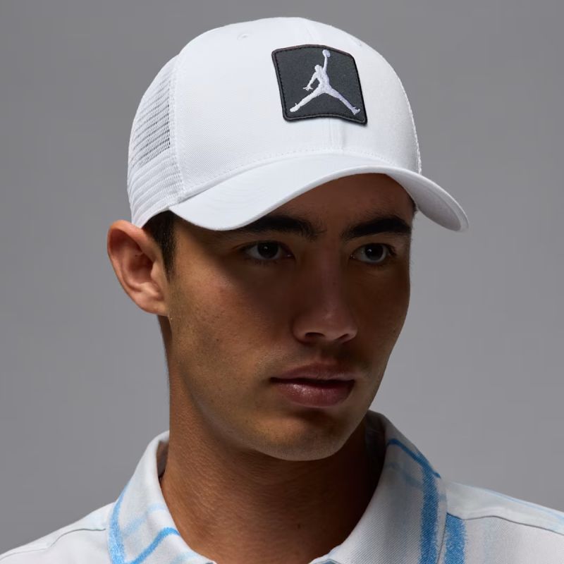 Air Jordan Rise Structured Jumpman White Trucker Cap - FZ0774-100 Odzież/Czapki/Czapki z daszkiem Your Sports Performance