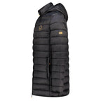 Geographical Norway men's jacket AMIGOMAP LONG HOOD DB BLACK MEN 233 BLACK (WZ5085H/GN-NOIR) Geographical Norway