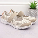 Comfortable Rieker W RKR575A openwork shoes, beige Footwear/Lifestyle/Rieker Your Sports Performance