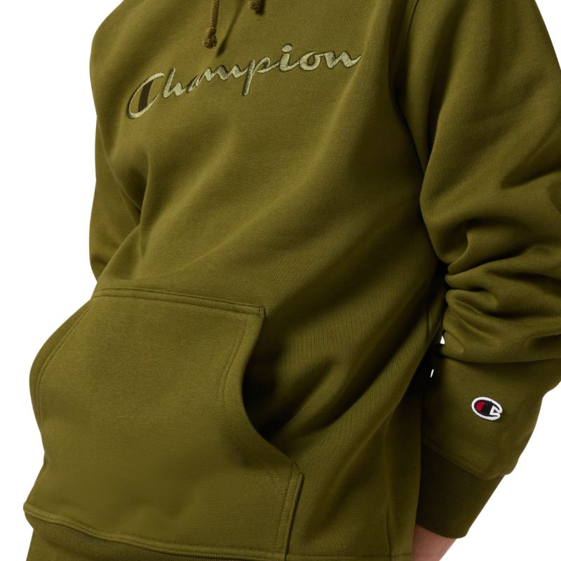 Champion Hooded Sweatshirt Men's Olive 220271 GS585 Champion