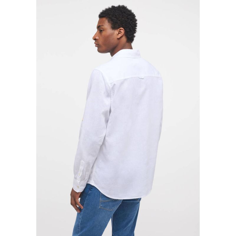 Mustang Clemens Linen Cotton shirt M 1014356-2045 Clothing/Lifestyle/T-shirts/Mustang Your Sports Performance