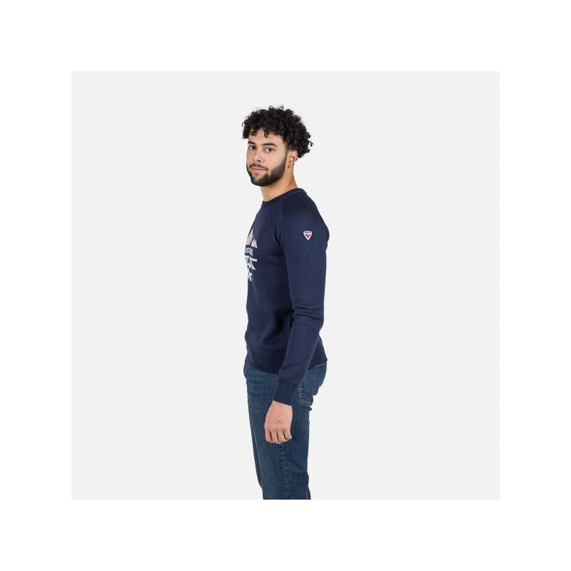 Rossignol Alpine Half Zip Sweater Navy Blue Rossignol