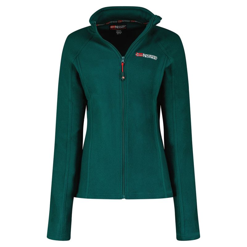 Geographical Norway TUG FZ DARK GREEN DB LADY 235 WW3123F/GN fleece sweatshirt Clothing/Outdoor/Geographical Norway Your Sports Performance