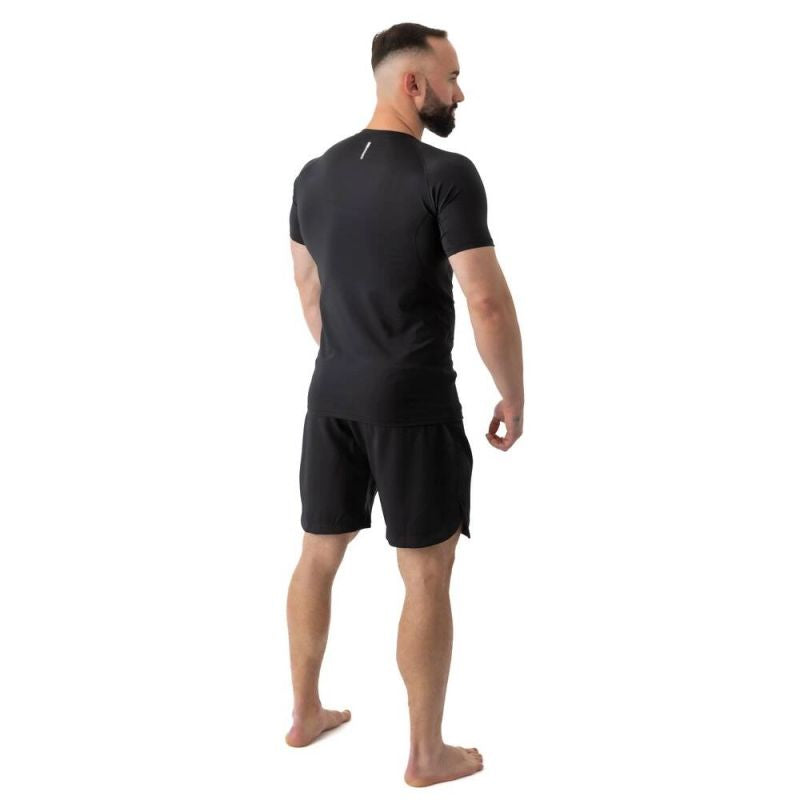 Rashguard short sleeve black BlackRS - S ODZIEŻ - Koszulki treningowe Your Sports Performance