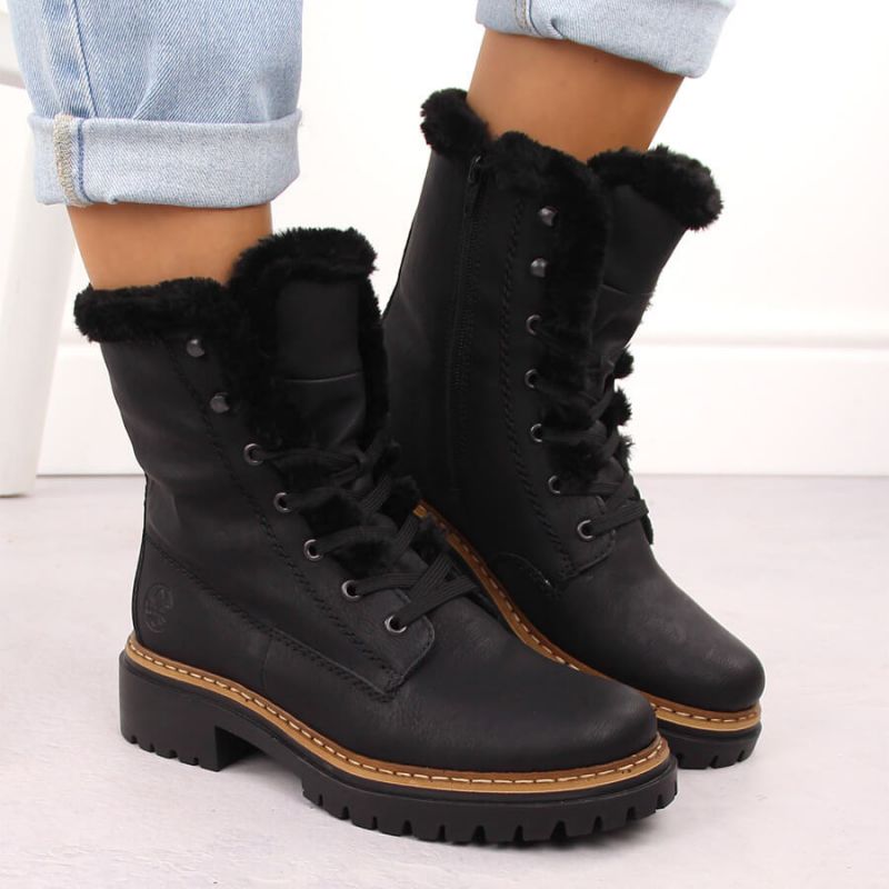 Rieker W 72625-00 RKR714 Fur Boots Footwear/Lifestyle/Rieker Your Sports Performance