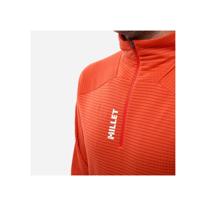 MILLET Parmelan Light Fleece Po M men's sweatshirt red