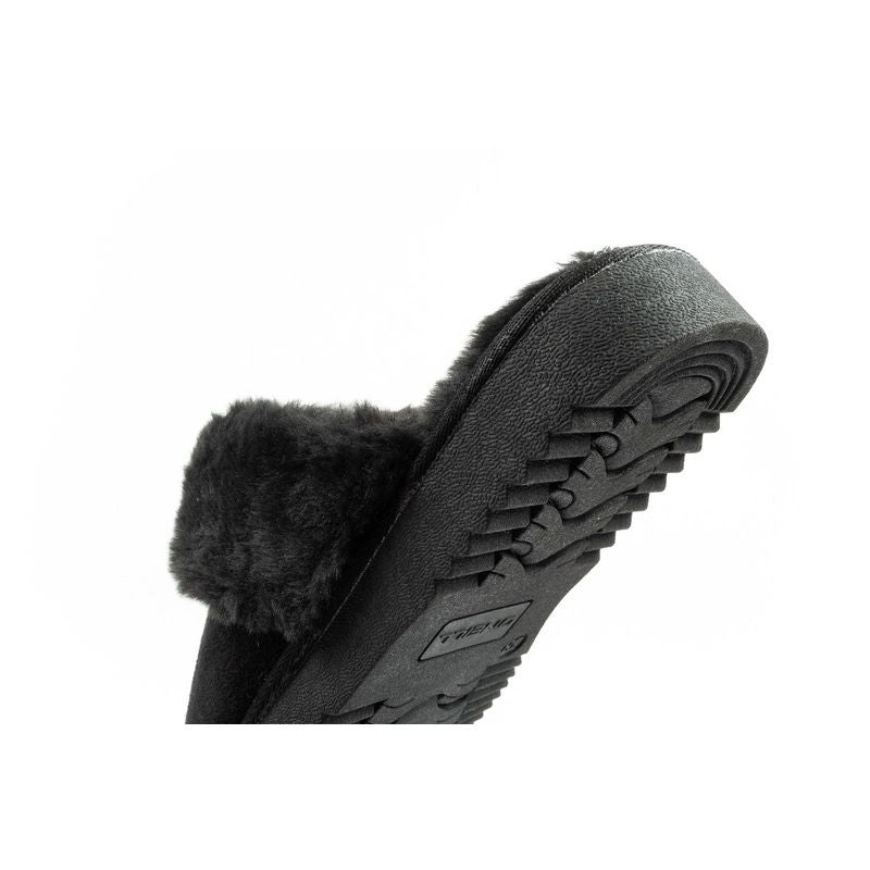 O'neill Pomnio women's slippers, insulated slip-on slippers, fashionable, warm, black ONeill