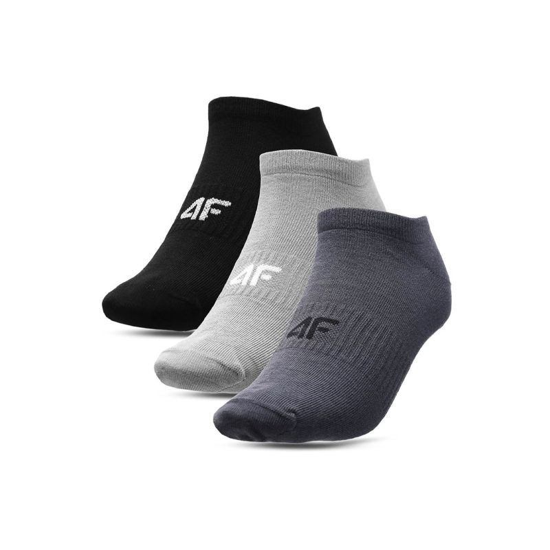 4F Socks NOSH4-SOM301 gray, gray, black Clothing/Training/Socks/Unisex Your Sports Performance
