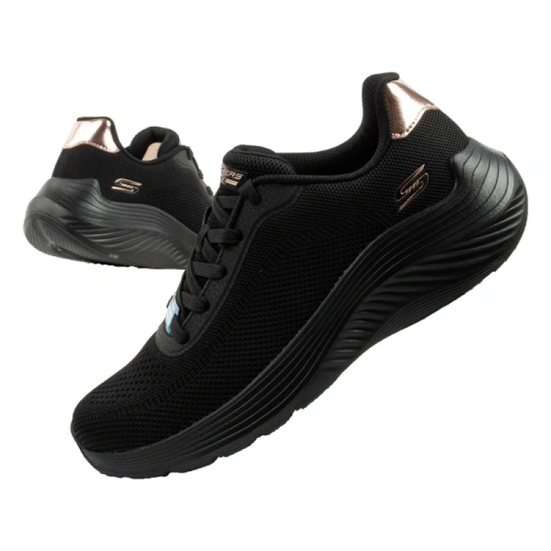 Skechers women's sports shoes Bobs Squad Waves black lightweight fashionable To be categorized Your Sports Performance