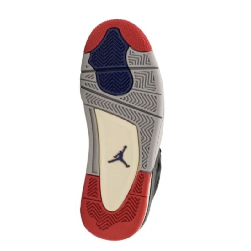 Men's Air Jordan4 Rare Air Black/Fire Red/Deep Sneakers - FV5029-003 Obuwie/Buty do koszykówki męskie/Air Jordan Your Sports Performance