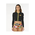 RIP CURL G-Bomb 1.5 Ls Fz Crop Jkt Women's Jacket Black Rip Curl