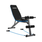 Inclined training bench with leg locks and rubber bands REBEL ACTIVE RBA-2003 To be categorized Your Sports Performance