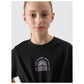 Girls' printed top 4F 4FJWSS25TTSHF1872-20S *Kategoria tymczasowa Your Sports Performance