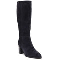 Grey Leather Heeled Women’s Boots Vinceza 67049
